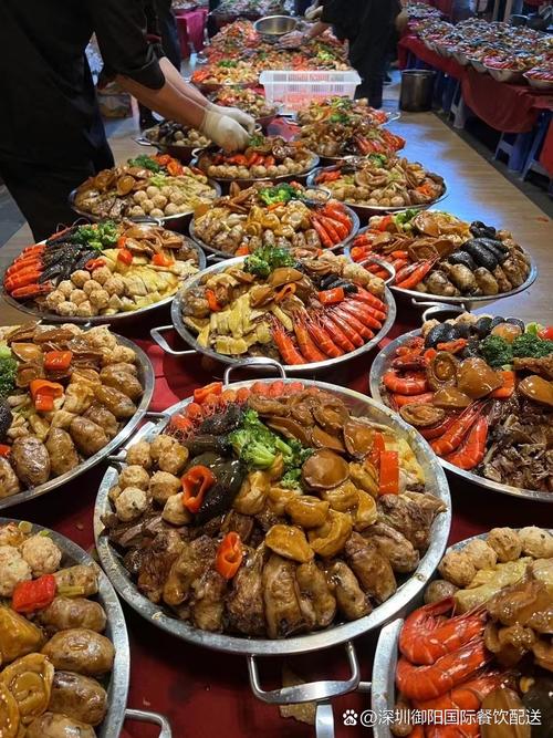 大盆菜围餐工厂年会尾牙宴席深圳御阳国际餐饮服务出品